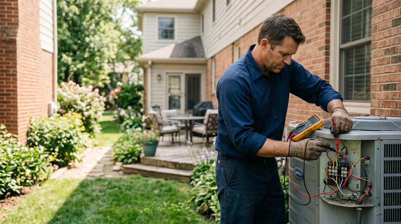 HVAC technician working near Maryland Heights, MO